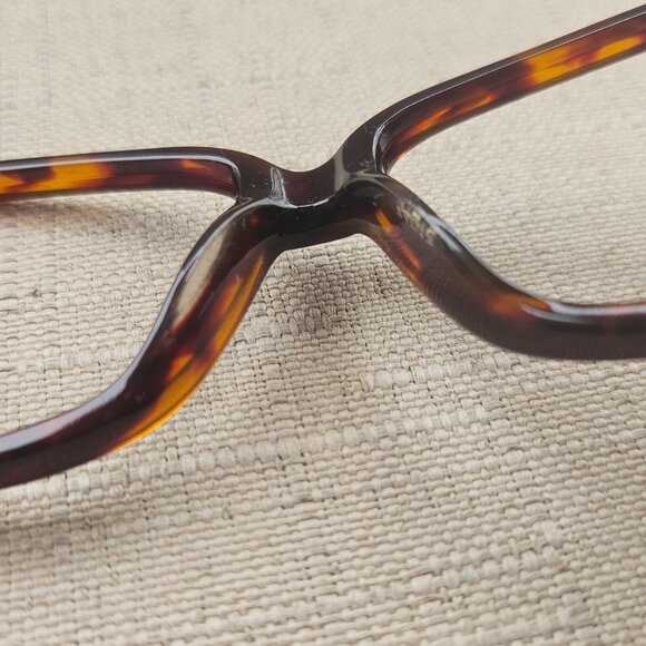 Daisy Fuentes Women Eyeglasses Risa Brown Tortoise Gold Tone Glasses Frame - Picture 9 of 14